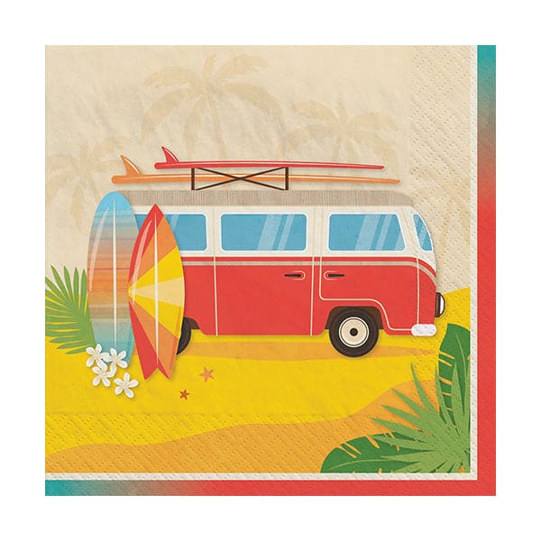 Beach Life Beverage Napkins 100ct