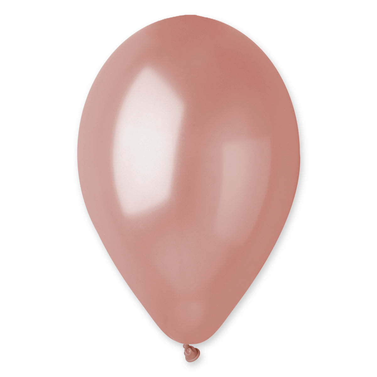 12" Latex Balloon Metallic Rose Gold 50 ct