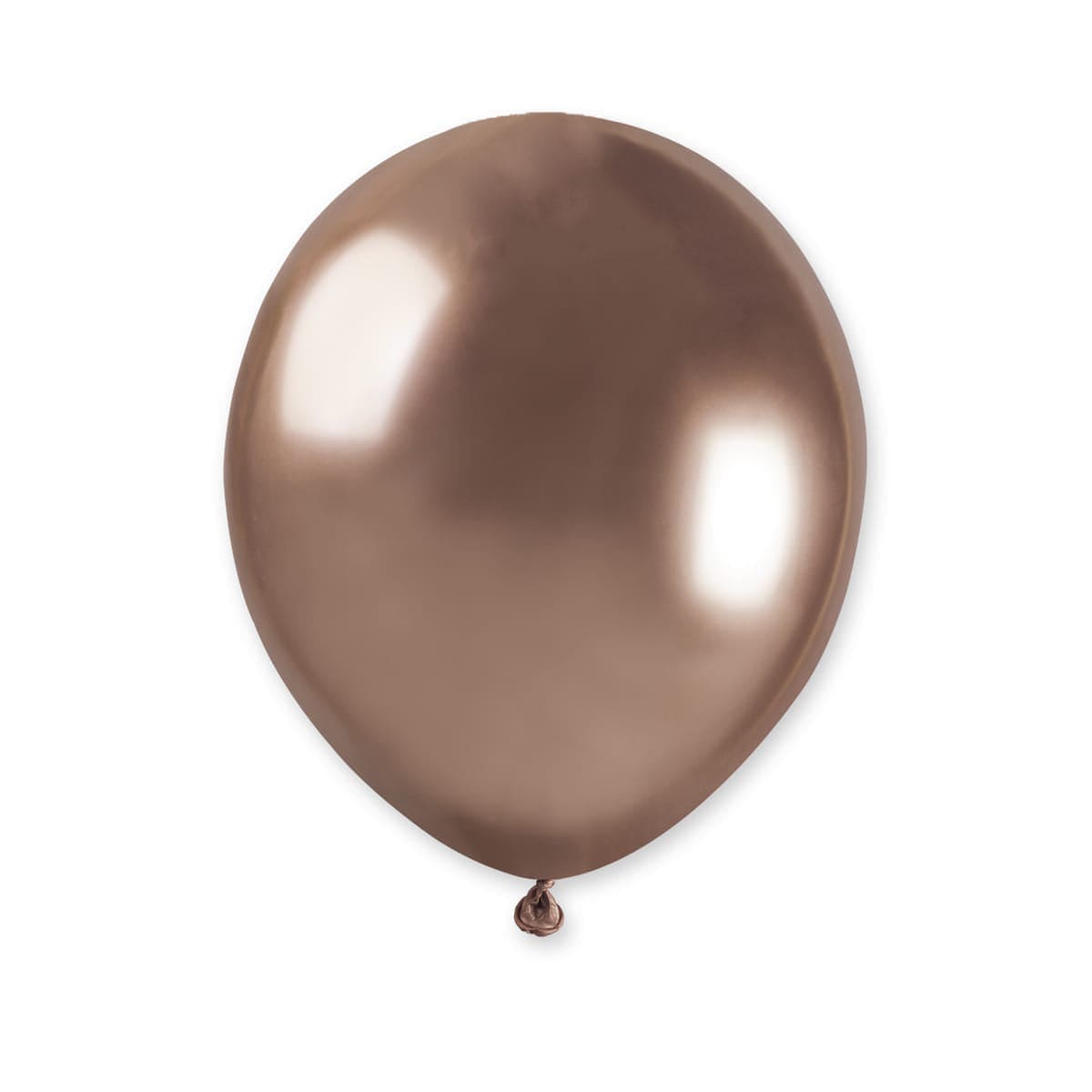 5in Shiny Latex Balloons Rose Gold 50ct