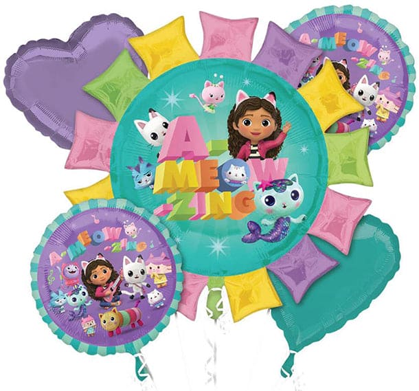 Gabby's Dollhouse Balloon Bouquet 5ct
