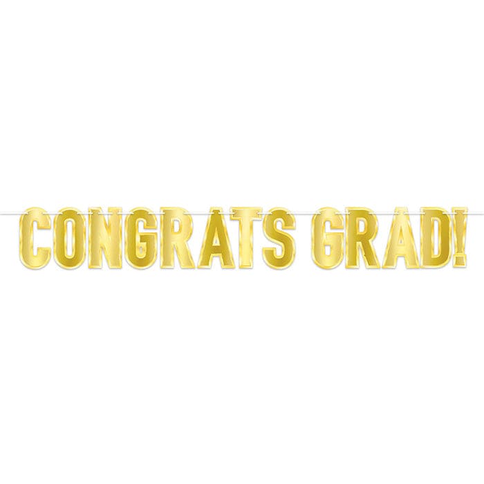 Congrats Grad! Foil Streamer