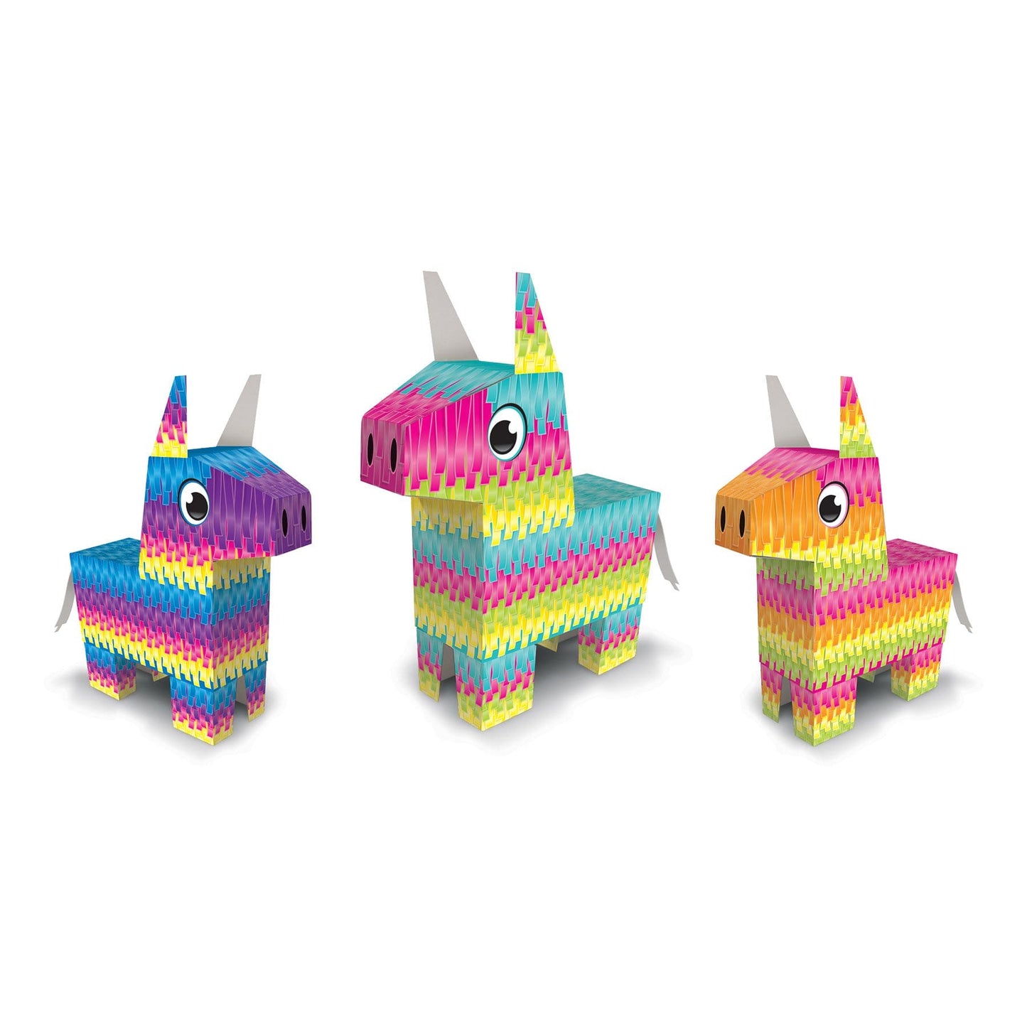 3-D Pinata Centerpieces 3ct
