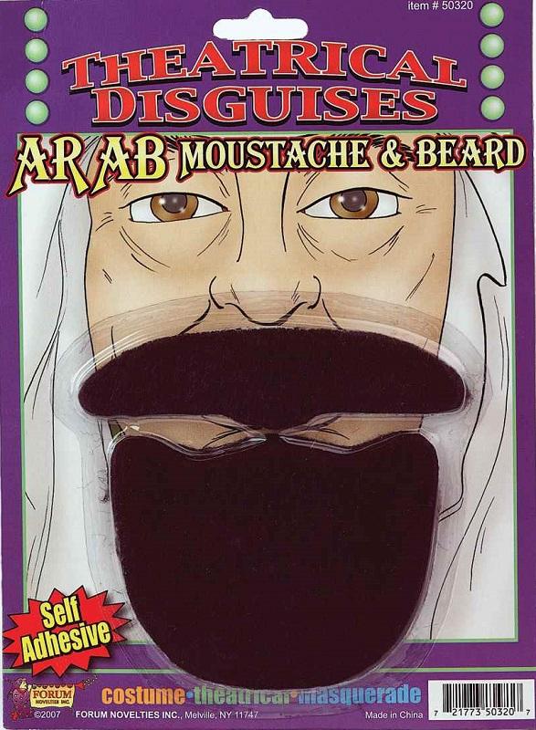 Arab Beard and Moustache