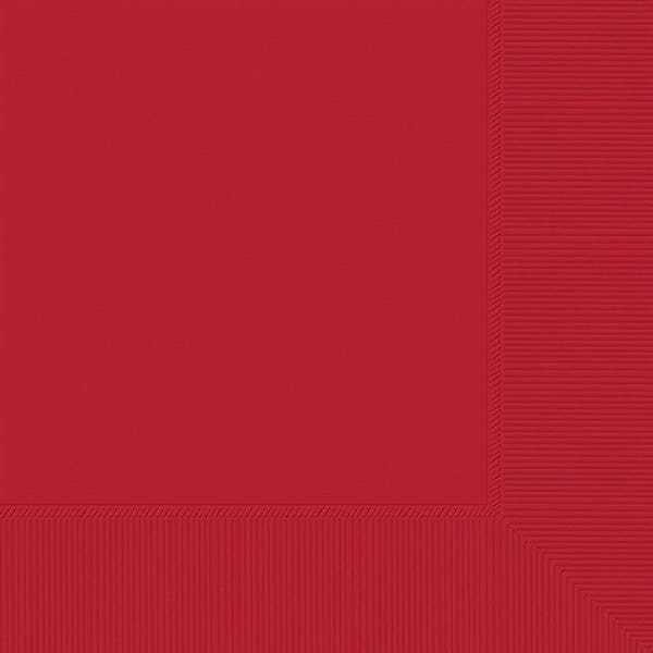 2-Ply Luncheon Napkins Apple Red 40ct