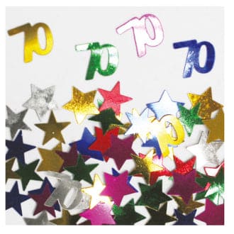 Confetti 70 and Stars