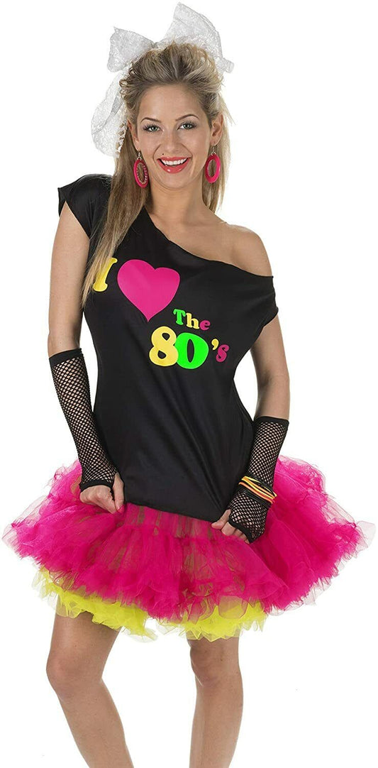 Retro I Love 80's Adult T-Shirt