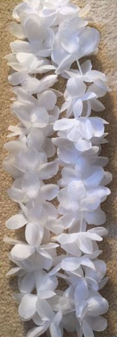 White Leis 6 Ct
