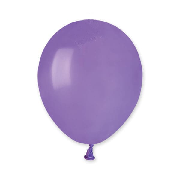 5in Standard Latex Balloons Lavender 100ct