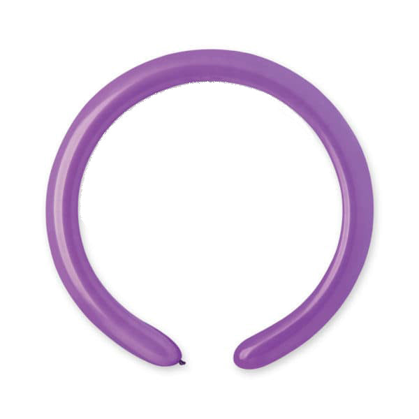 2in x 60in Latex Modeling Balloon Lavender 50 Ct