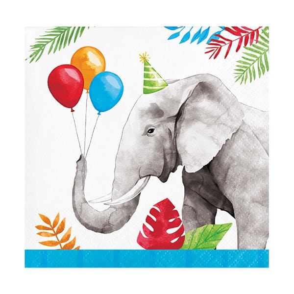 Party Animals Beverage Napkins 16 Ct