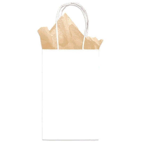 Tote Kraft Bag White Small