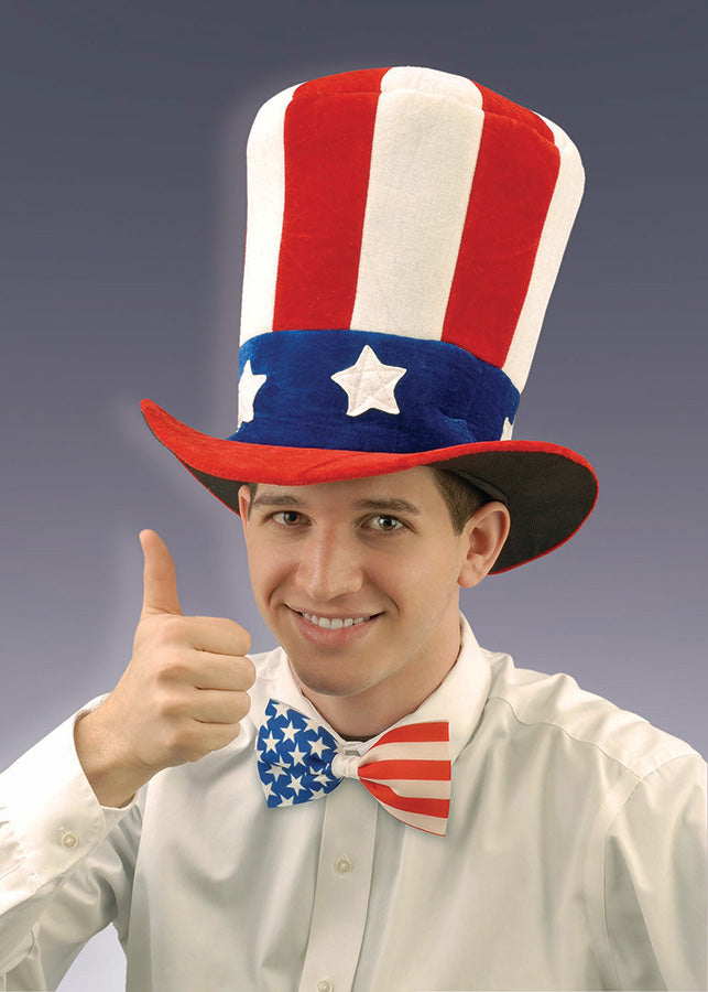 Uncle Sam Velvet Top Hat
