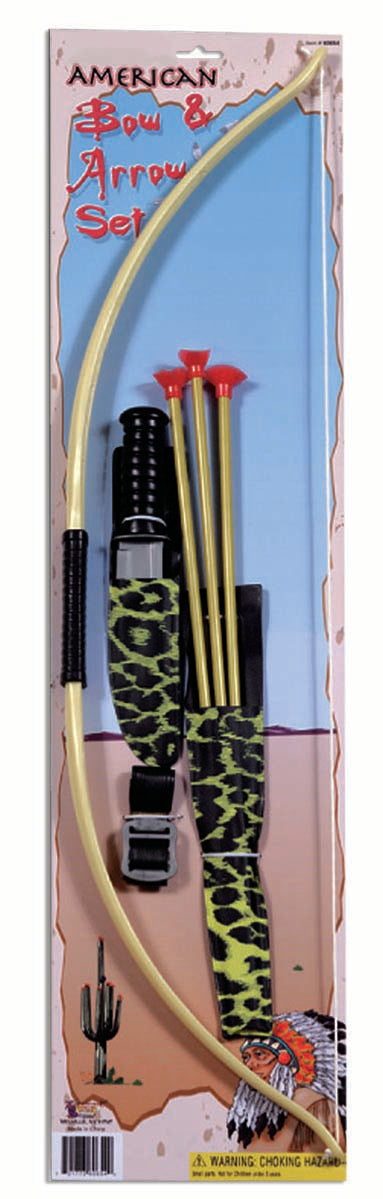 Native American Indian 30in Bow & Arrow Set