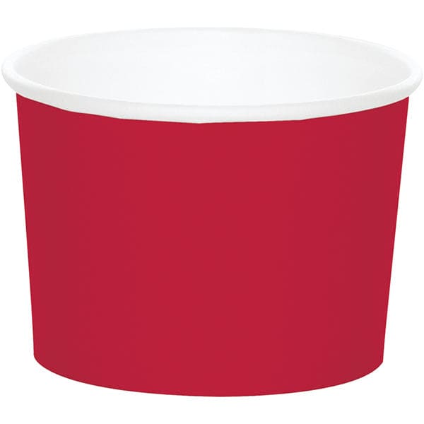 Red Treat 3.5in x 2.5in Cups 8 Ct