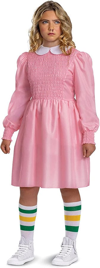 Eleven Pink Dress Classic Tween Costume Eleven Pink Dress Classic Tween Costume