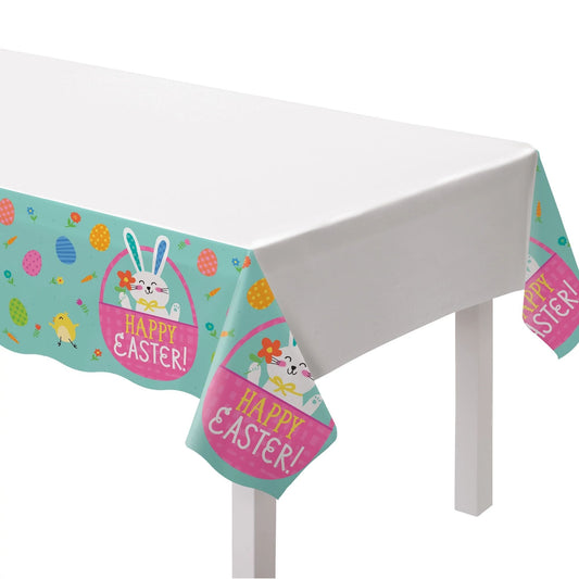 Funny Bunny 54in x 102in Plastic Table Cover