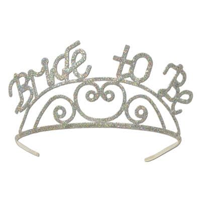 Glittered Metal Bride To Be Tiara