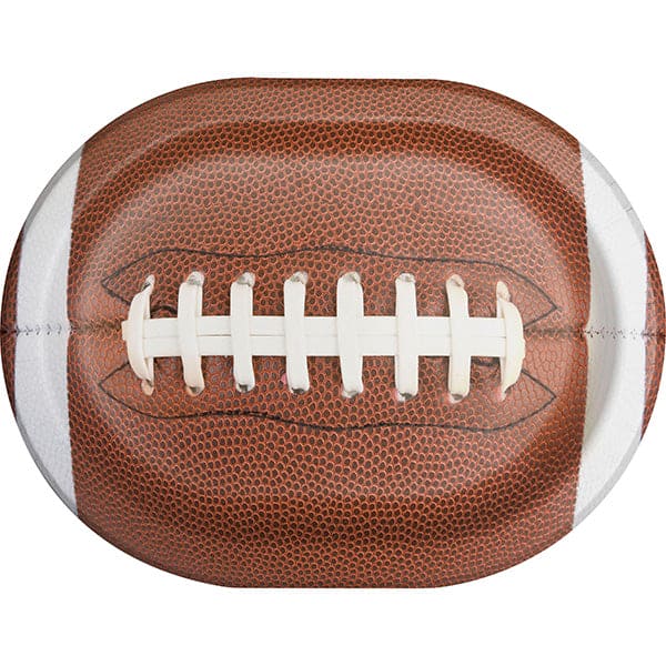 Touchdown 10in x 12in Oval Paper Platters 8ct