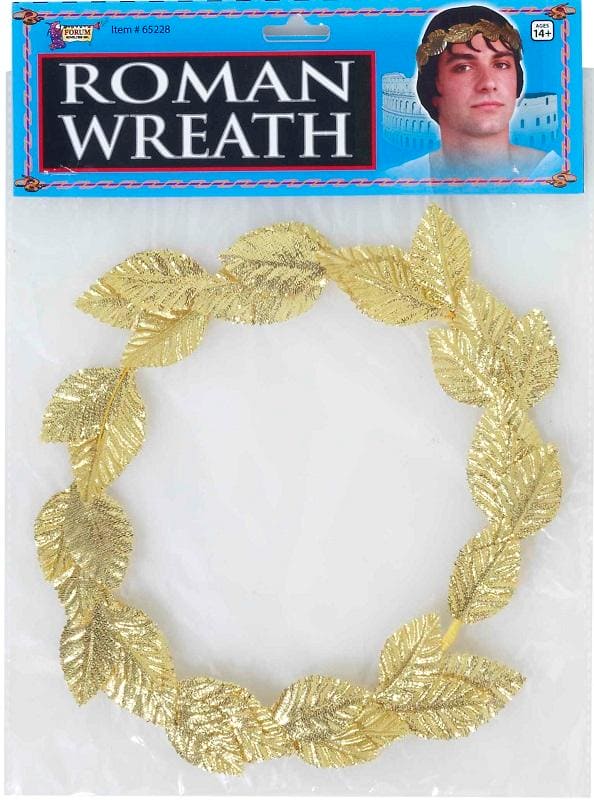 Roman Gold Leaf Wreath Headband