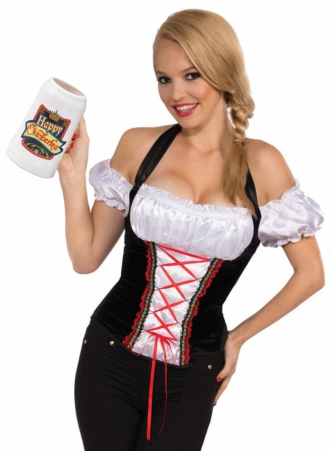 Oktoberfest Beer Garden Girl Corset Top – Party Depot Store
