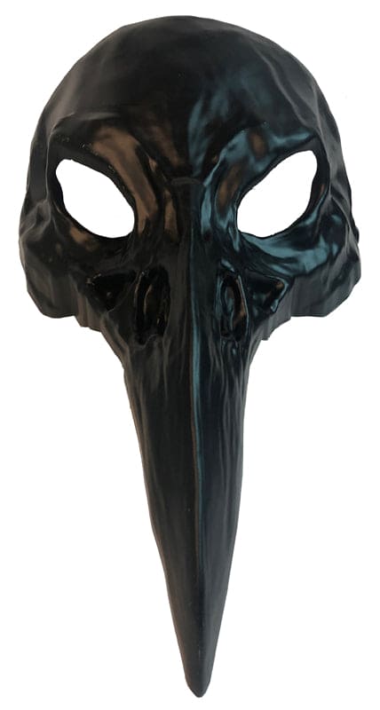 Black Raven Skull Mask