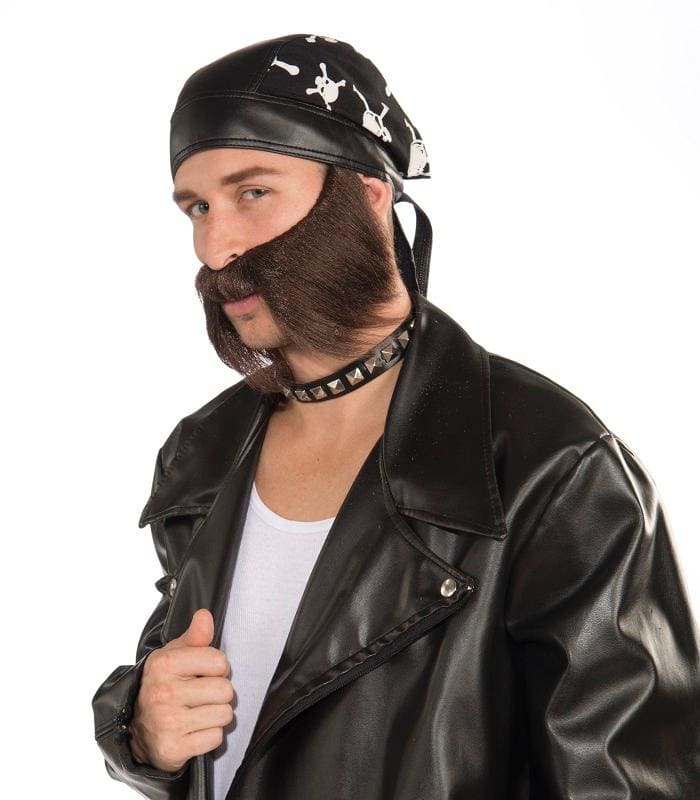 Bad Biker Brown Beard