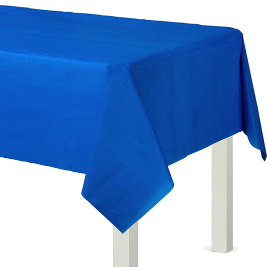 Flannel Backed Table Cover 54in x 108in - Royal Blue