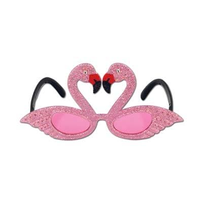 Glittered Flamingo Fanci-Frames