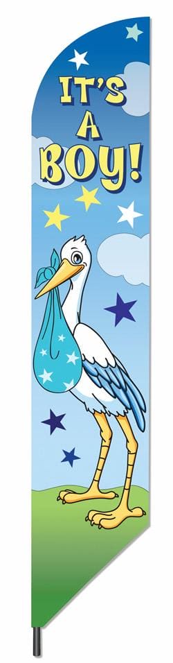 It's a Boy Pennant Flag 7ft