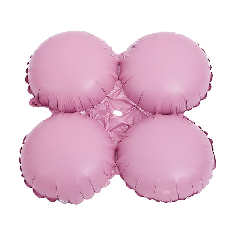 17in Quad Metallic Light Pink Balloon