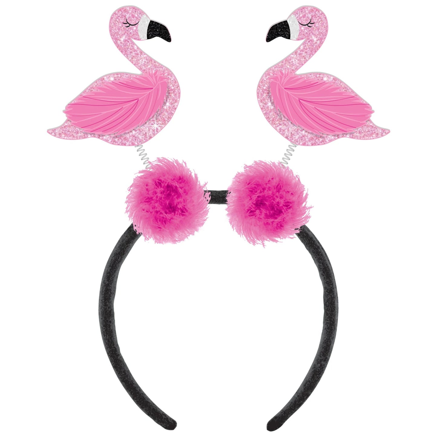 Summer Flamingo Luau Hawaiian Head Bopper