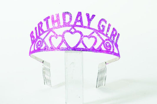 Glitter Birthday Girl Tiara