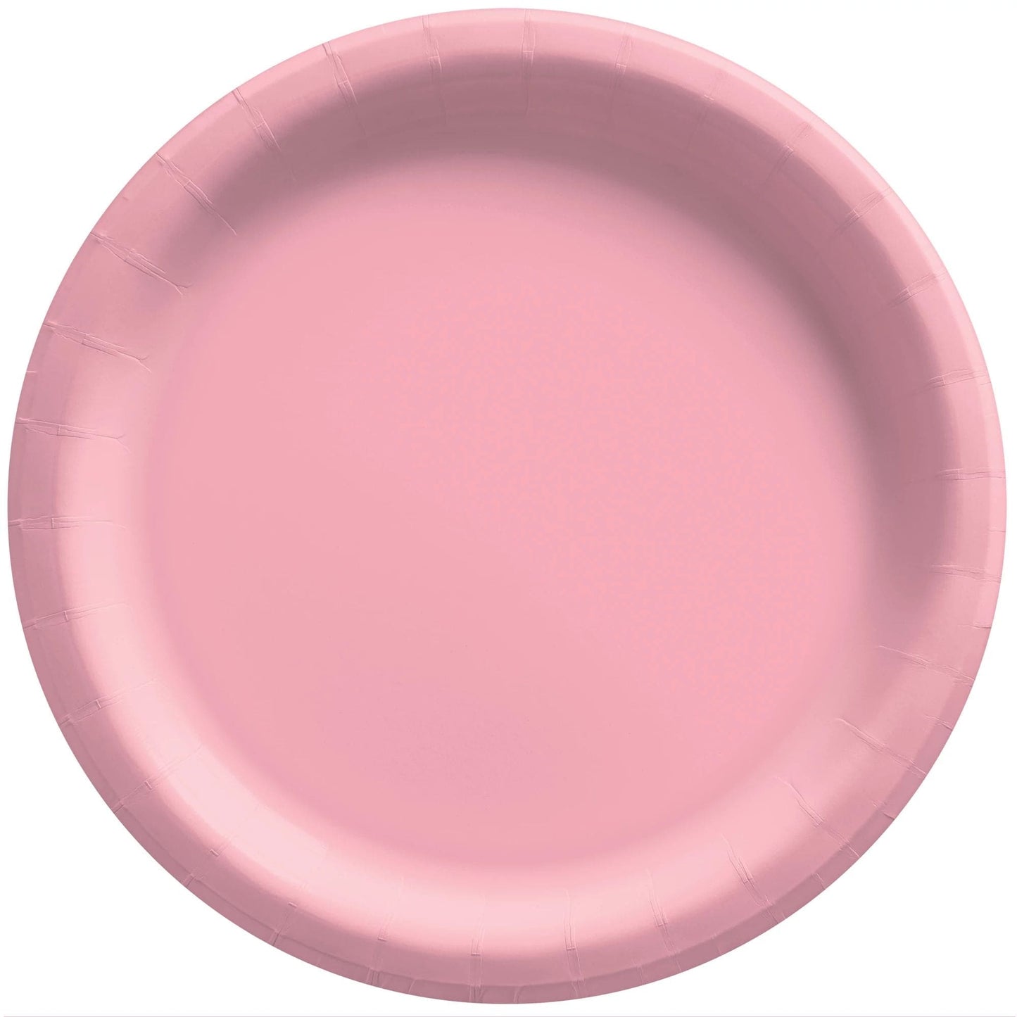 New Pink 7in Round Luncheon Paper Plates
