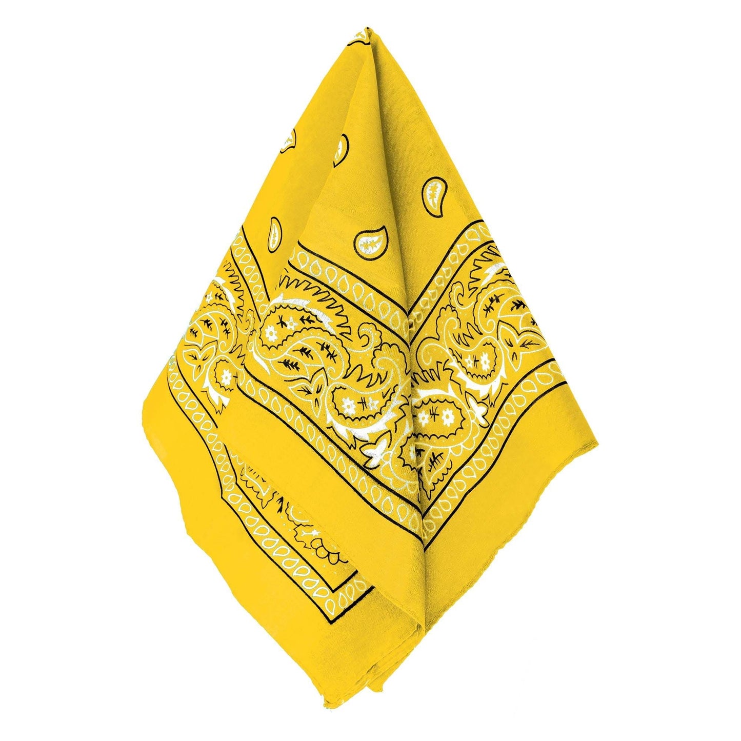 Yellow 20in x 20in Bandana 1ct