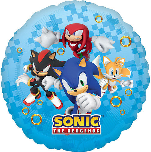 Sonic the Hedgehog 18in Metallic Mylar Balloon