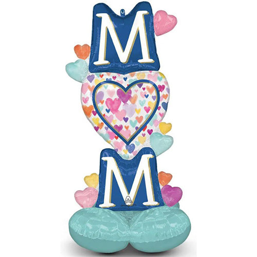 Mom Sprinkled Hearts 49in Airloonz Balloon