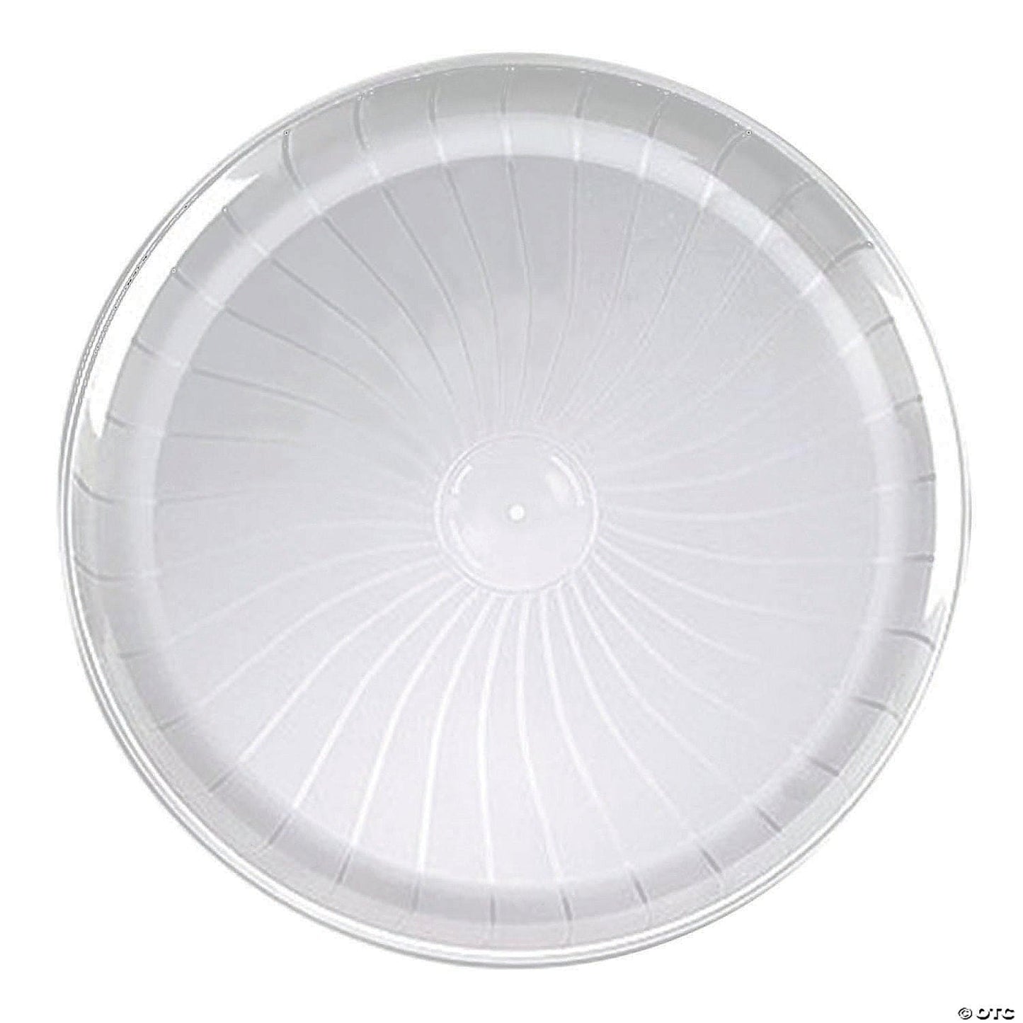Clear 16in Round Plastic Tray