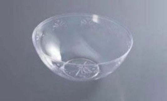 Clear 8in Round Plastic Bowl 50oz