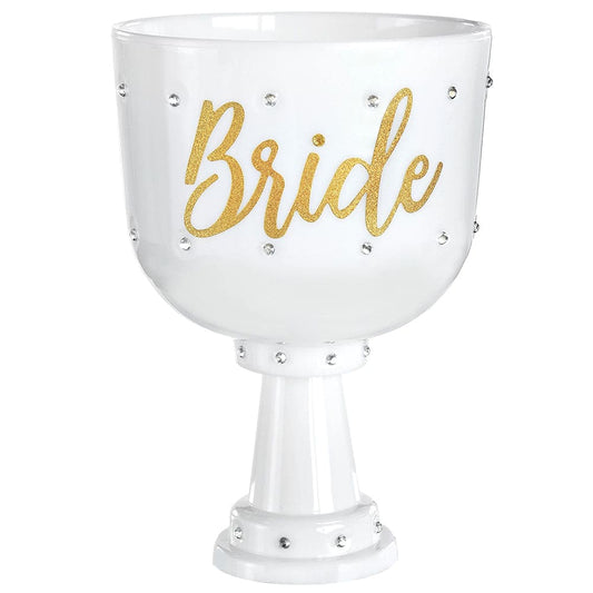 Bride's Cup White Plastic 26oz