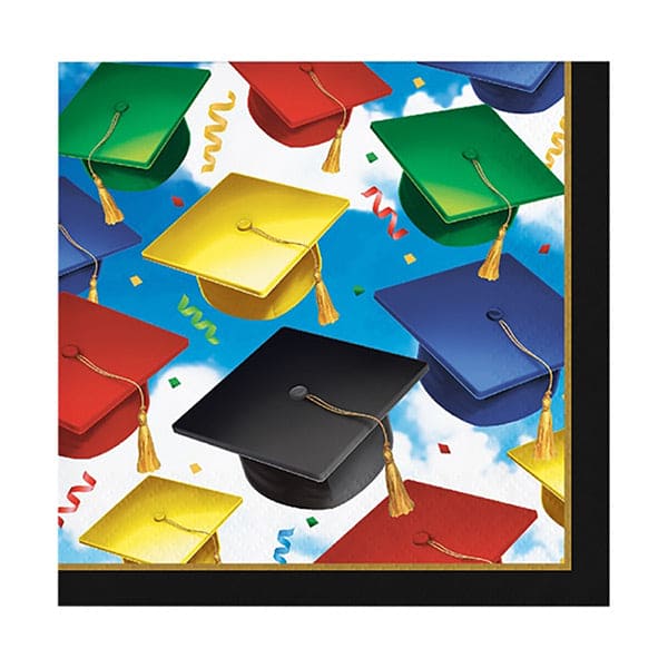 Grad Celebration Beverage Napkins 16ct