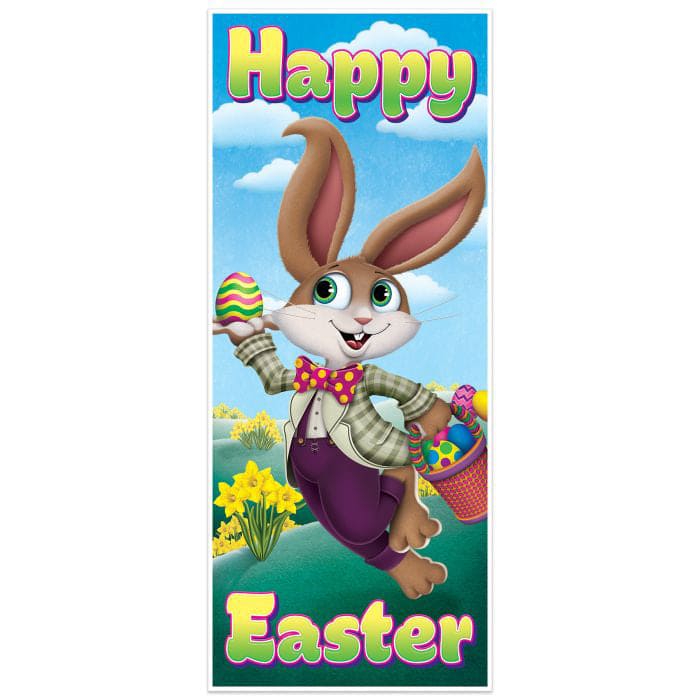 Easter 6ft x 30in Door Cover 1ct