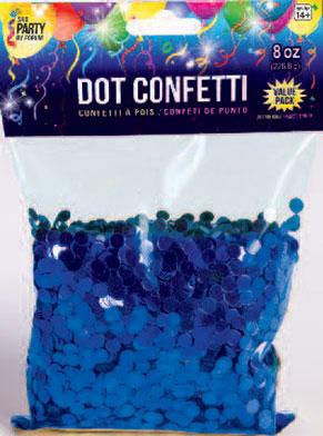 Royal Blue Dot Confetti