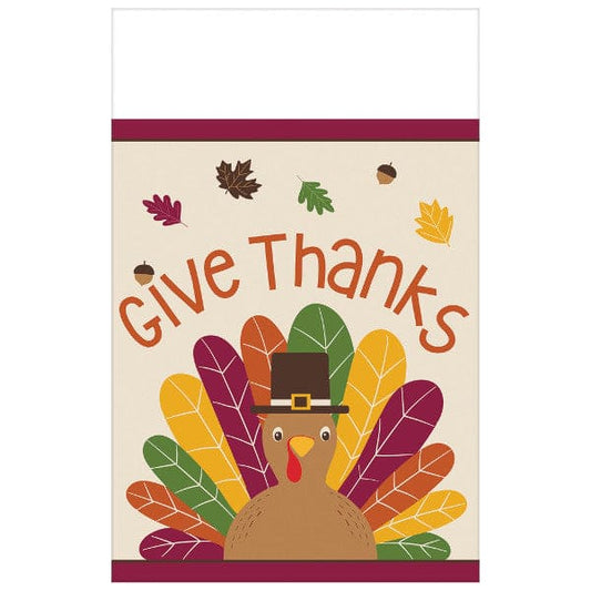 Gobble Gobble 54 x 102in Plastic Table Cover