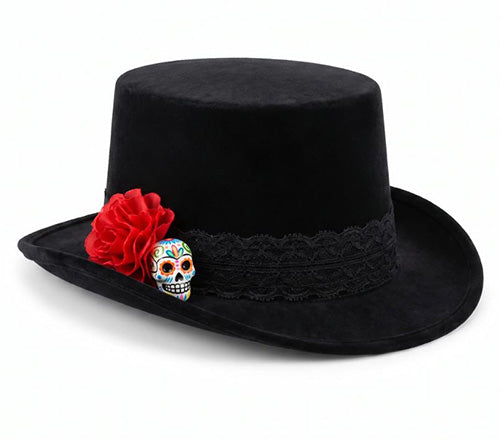Day of The Dead Top Hat
