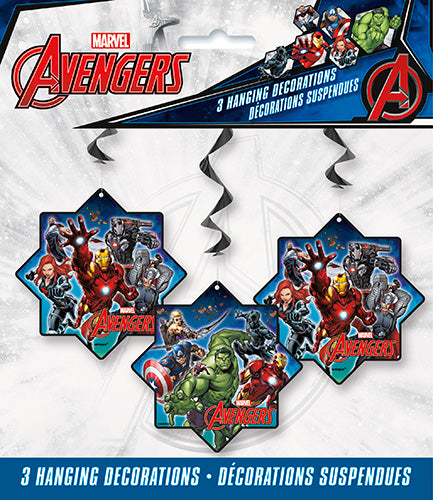 Avengers Swirl Decoration 26in 3ct