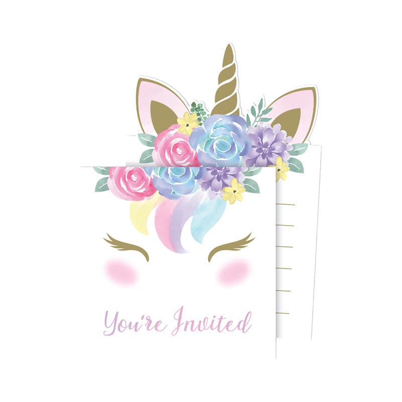 Unicorn Baby Invitations