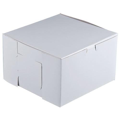White Cake Box 8in x 8in x 5in