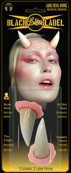 Black Label Latex Large Devil Horns