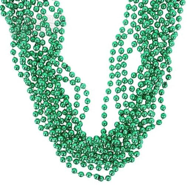 Green Bead Necklaces 12ct