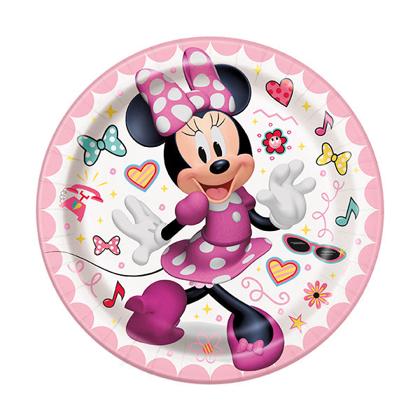 Disney Minnie 7in Luncheon Paper Plates 8ct